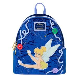 Loungefly Disney Peter Pan Tinker Bell Buttons Light-Up Mini Backpack- NWT